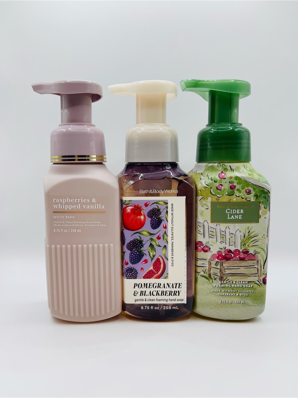 BBW BERRY FALL Foaming Hand Soap Cider Lane Pom Berries Vanilla | No Offers